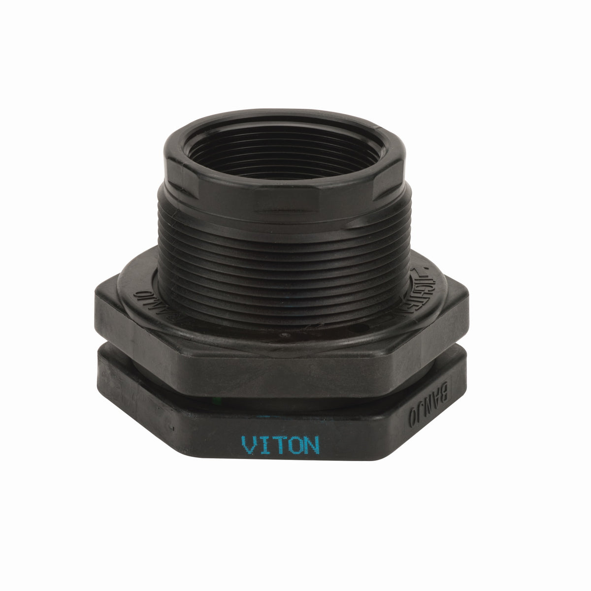 3" Poly Bulkhead Fitting-FKM