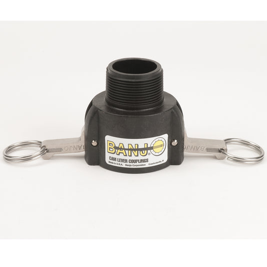 PP Adapter 1 1/2" MNPT X 1 1/2" FQDC