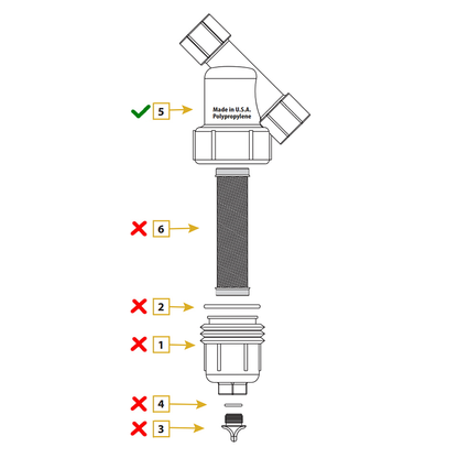 Line Strainer Y Body 2" FP Flange Manifold